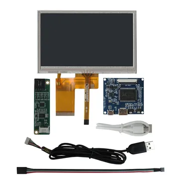 4,3-Дюймовый ЖК-дисплей 480 * 272, Дигитайзер, сенсорный контроллер, Плата драйвера, Мини-HDMI-совместимый комплект мониторов