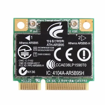 Беспроводная карта 150M 802.11b/g/n Half Mini PCI-E для HP Atheros AR5B95 605560-005